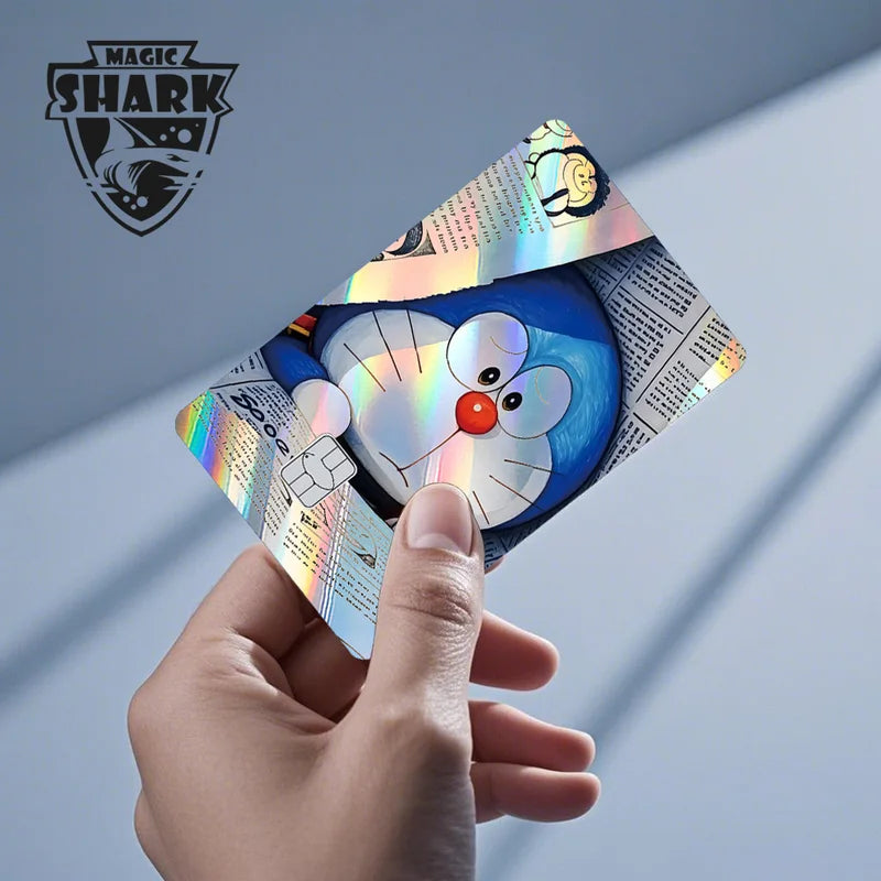 Holographic Cartoon Card Sticker Film Skin for Debit Credit Bank Cards