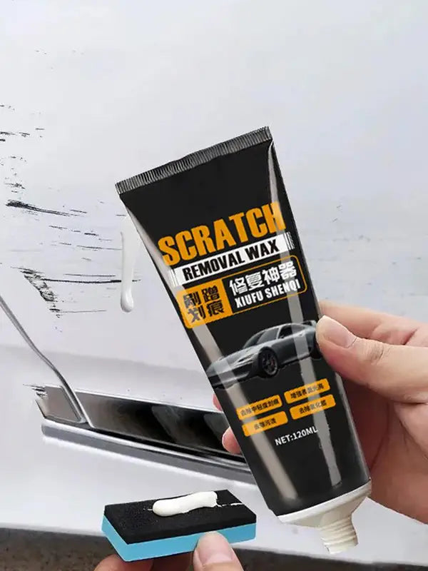 Car Scratch Repair Wax 120ml - Surface Restoration and Gloss Enhancement