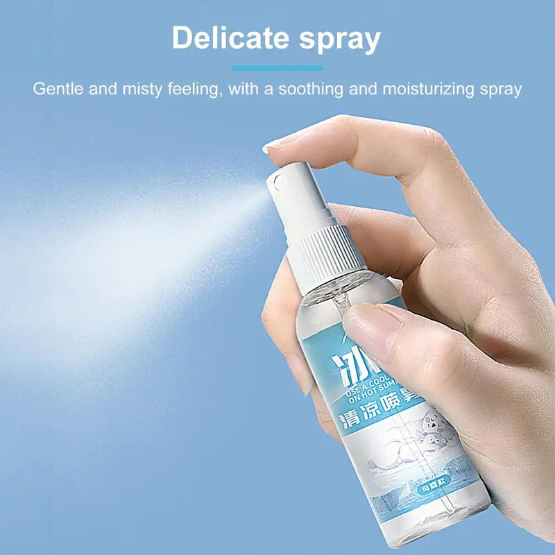 Portable Body Cooling Spray 100ml Fine Mist for Hot Weather & Outdoors