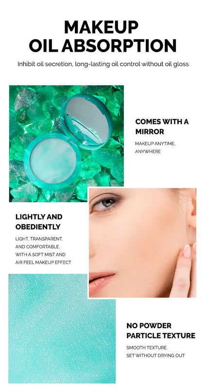 Waterproof Long-Lasting Concealer Jelly Matte Compact Face Makeup - Transparent