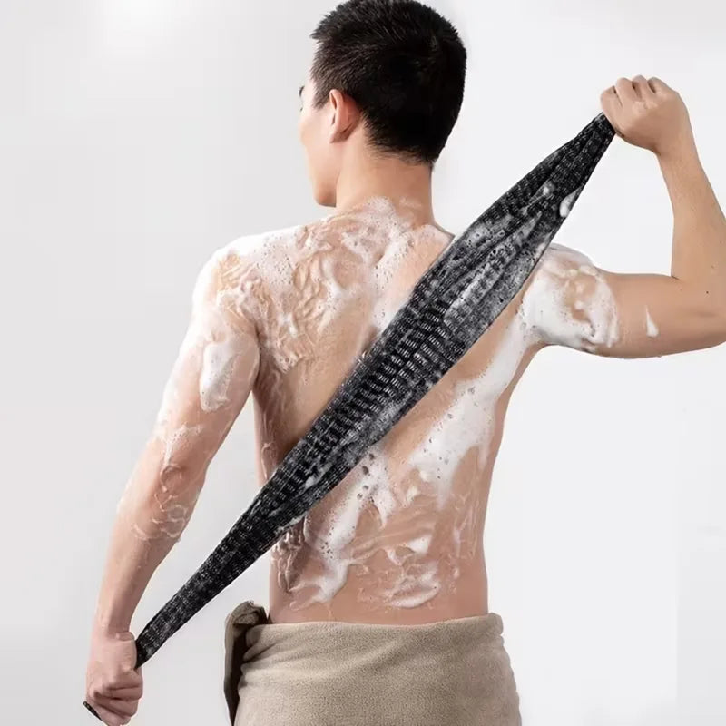 Japanese Exfoliating Washcloth Nylon Back Scrubber for Body Shower Cleansing