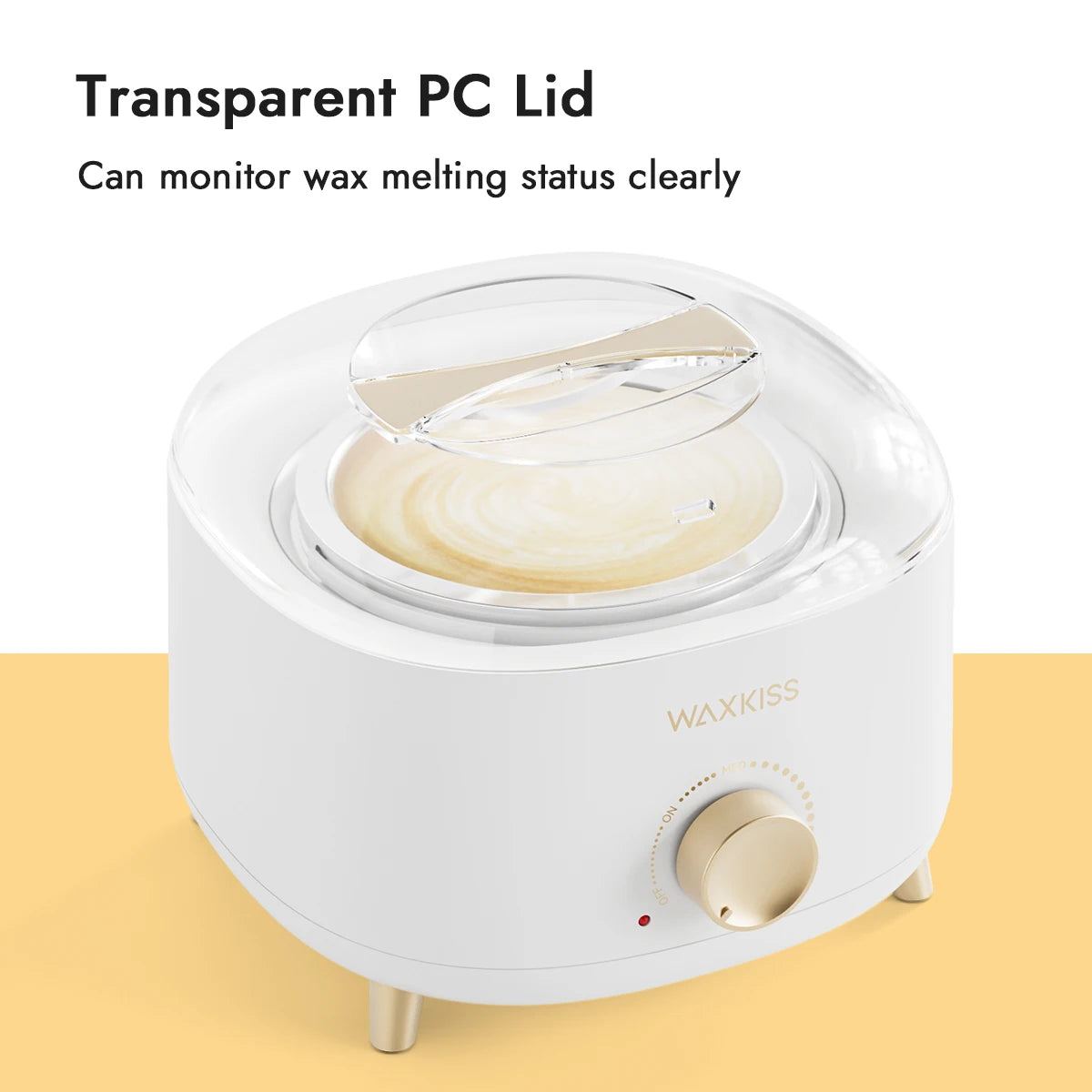 Wax Warmers Wax Heater Machine 500ML Heat-Resistant Silicone Pot for Hair Removal