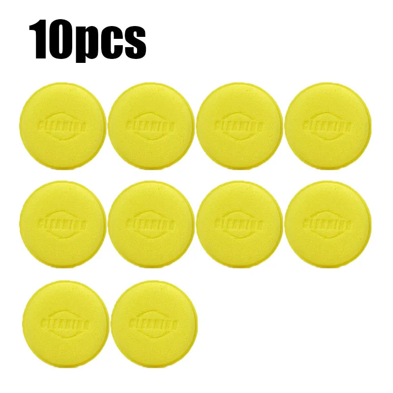 Car Waxing Foam Sponges Set - High Density Applicator Pads for Auto Polishing and Cleaning