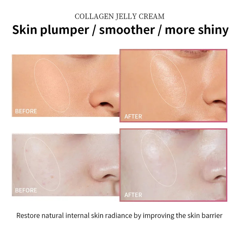 Anti-Aging Collagen Face Cream 100ml Moisturizer with Niacinamide for Hydrating & Firming