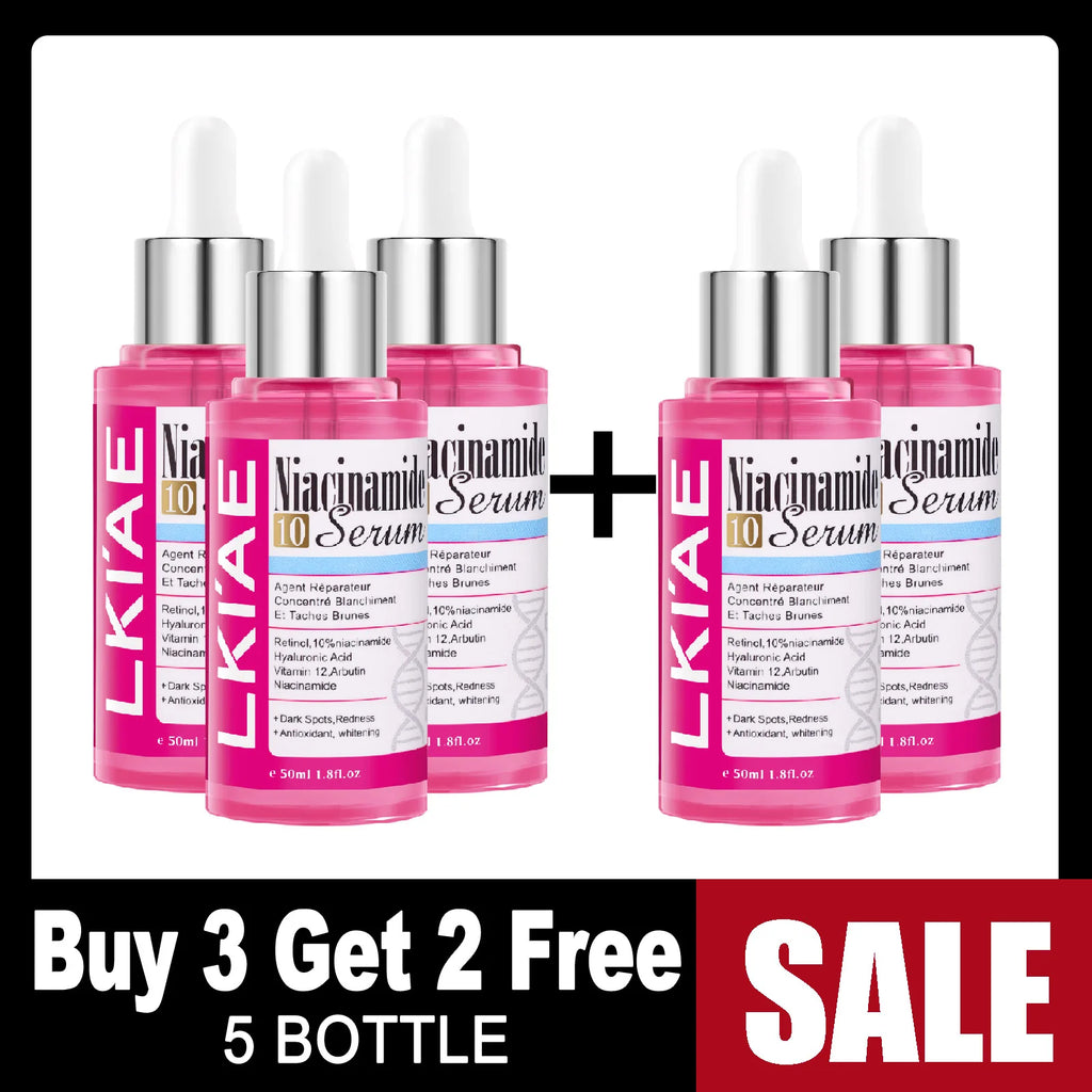Nicotinamide Whitening Serum with Hyaluronic Acid for Face & Body - Anti-Aging, Brightening, Hydrating, Freckles & Spot Reduction