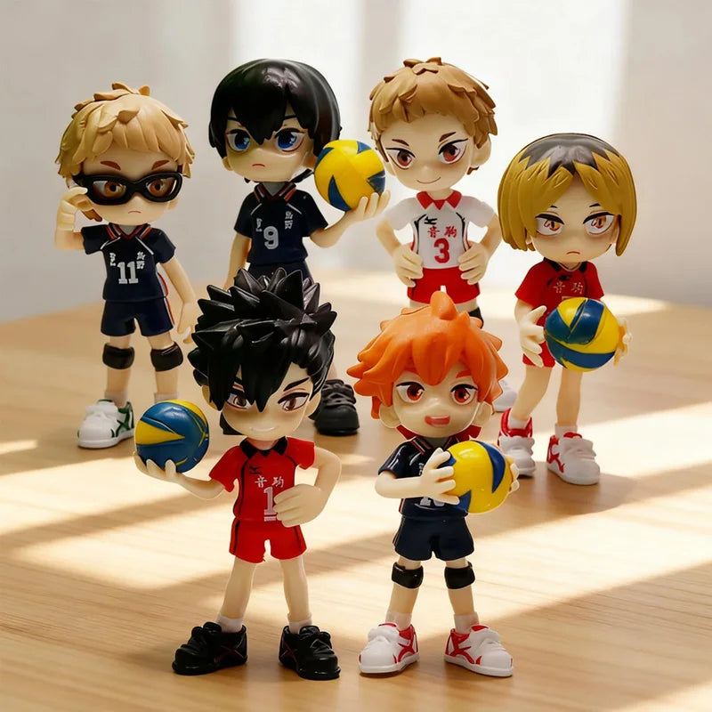 Anime Collectible Figures - Haikyuu!! Hinata & Kageyama 6-8 Piece Set