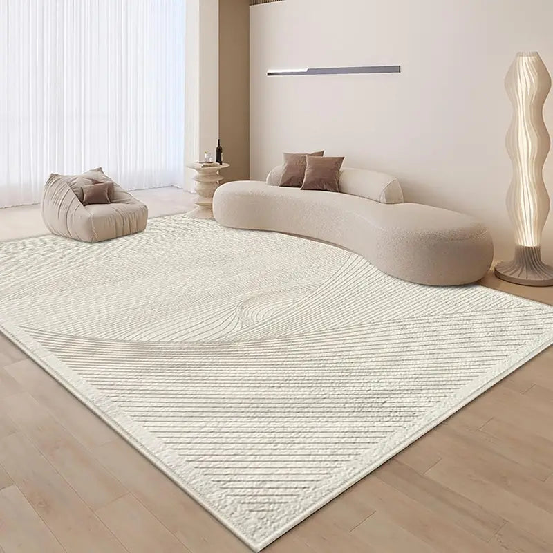 Winter Warm Non-Slip Carpet for Bedroom & Living Room - Soft Washable Blanket