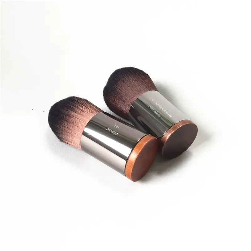 Kabuki Brush Foundation and Powder Makeup Brush Set - Portable Multi-Purpose Face Brush
