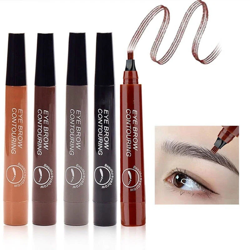 Waterproof Liquid Eyebrow Pencil for Natural & 3D Brows - Microblading Style