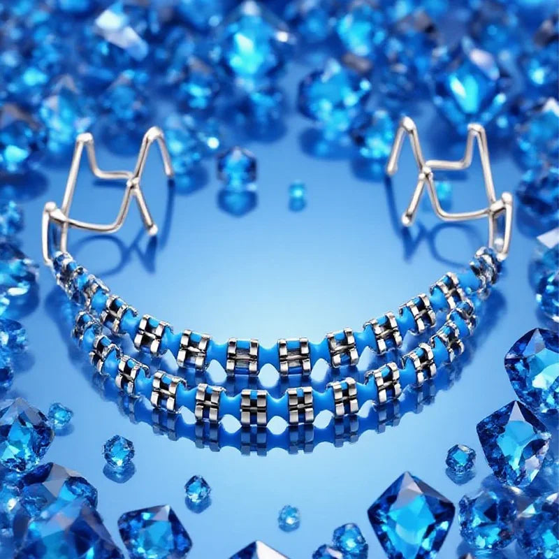 Removable Fake Braces for Teeth - Dental Jewelry for Cosplay & Parties