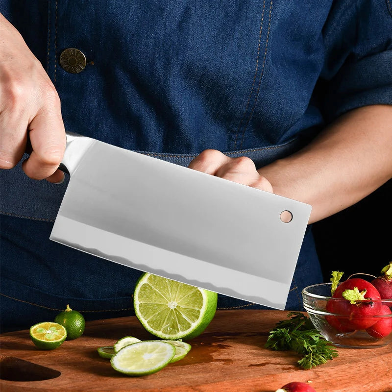Professional Kitchen Chef Knife Stainless Steel Slicing & Cleaver Knife