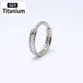 Titanium Body Piercing Earrings Septum Nose Ring Cartilage Helix Tragus Ear Jewelry 16G