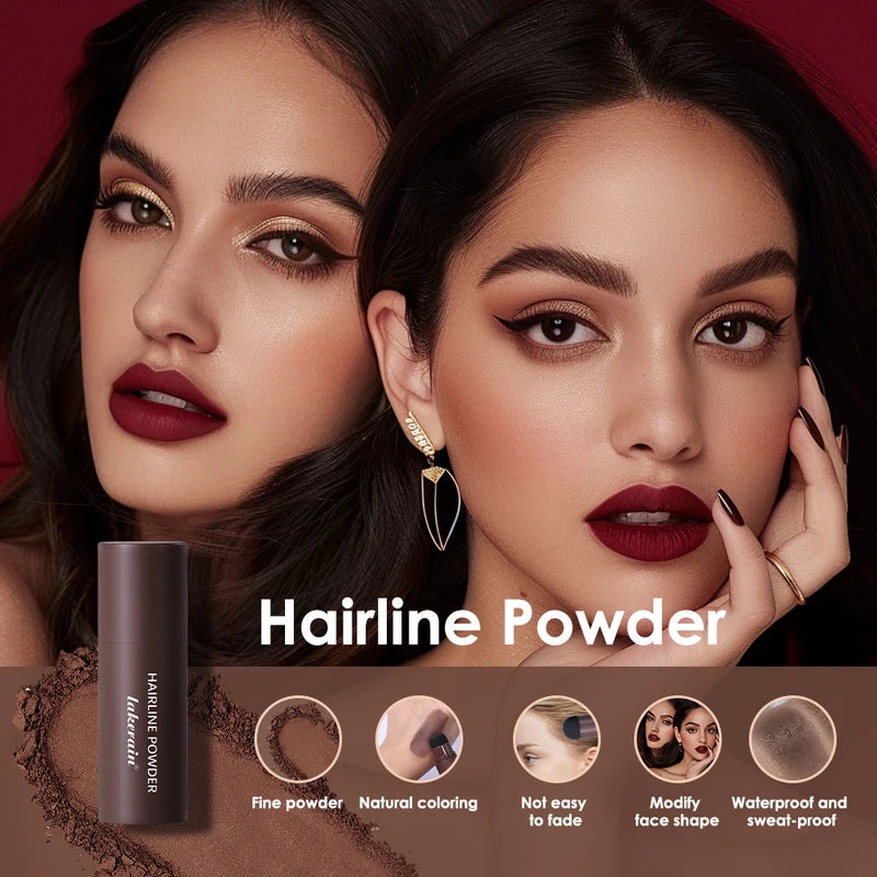 Waterproof Hairline Powder Root Cover Up for Natural Hair & Brow Enhancement - Multiple Colors