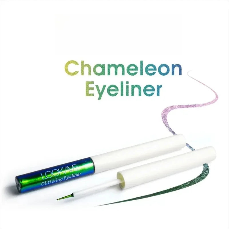 Multicolor Liquid Eyeliner with Glitter & Pearlescent Finish - Long Lasting, 2.5g