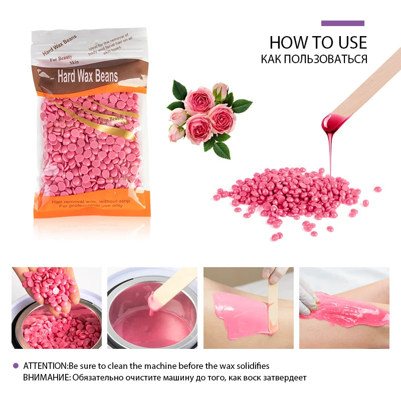 200ml Wax Heater for Hair Removal Paraffin Warmer Epilator Wax Melting Pot