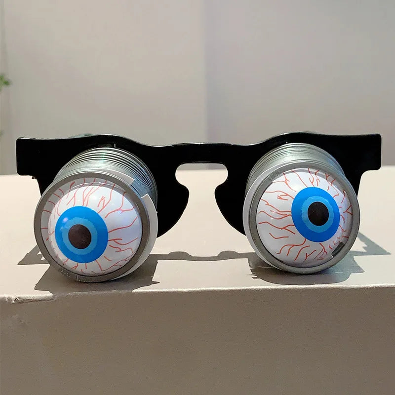 Funny Halloween Prank Glasses - Scary Pop-Out Eyes Masquerade Costume Props