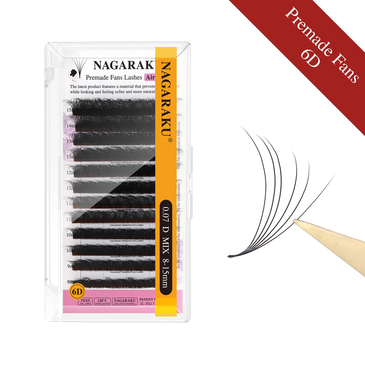 Mega Volume Premade Eyelash Extension Fans - 1200 Fans for Lash Artists
