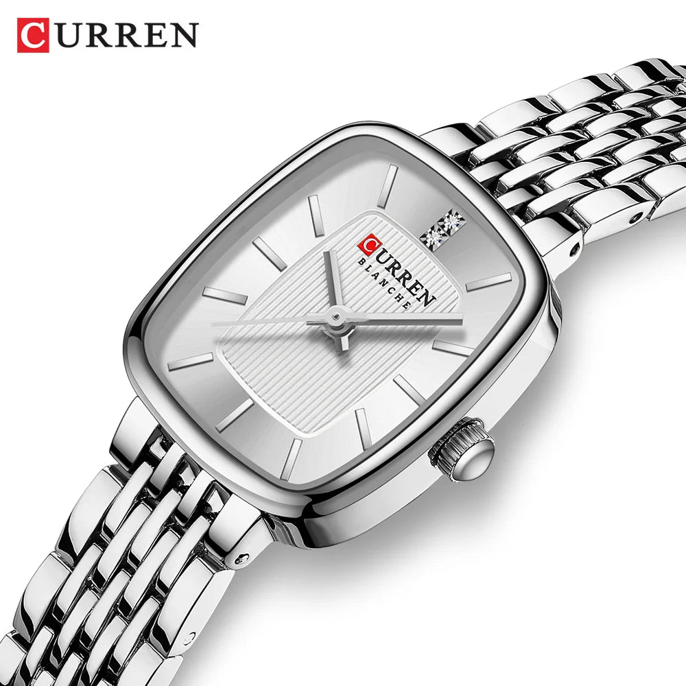 Women's Waterproof Square Watch - Casual Fashion Wristwatch for Ladies