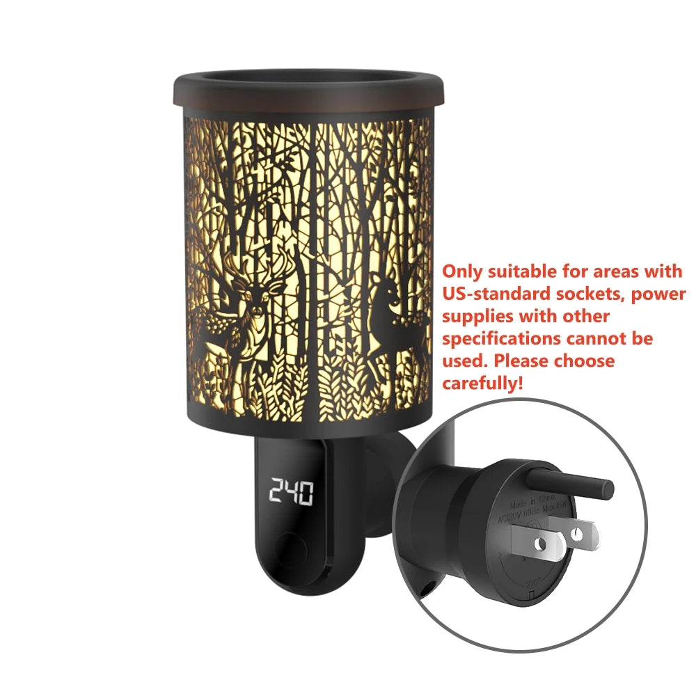 Electric Wax Melting Burner with Aromatherapy Fragrance Diffuser - Home Decor
