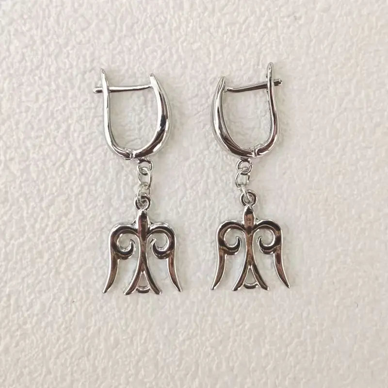 Retro Bird Sheep Horn Love Earrings - Nomadic Design, High-End Versatile Jewelry