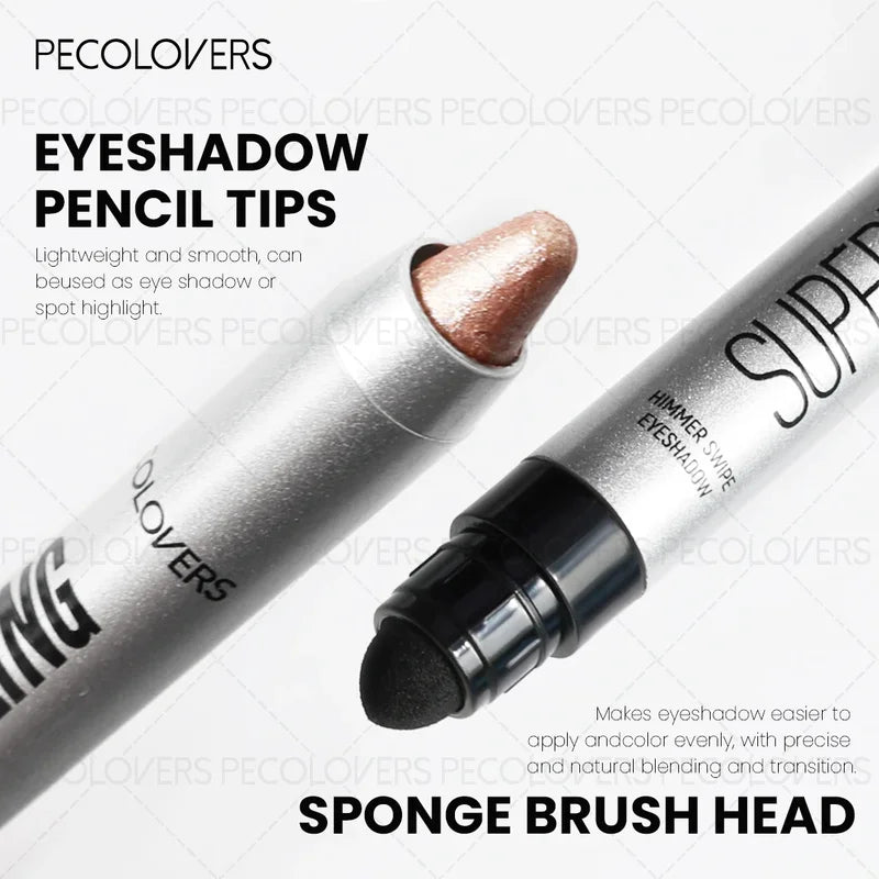 Double-Ended Eyeshadow & Highlighter Pencil - Long-lasting Waterproof Makeup Stick