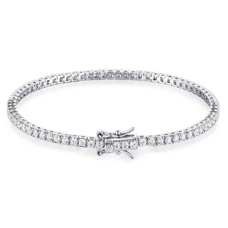 Moissanite Tennis Bracelet for Women Wedding Jewelry Exquisite Gift