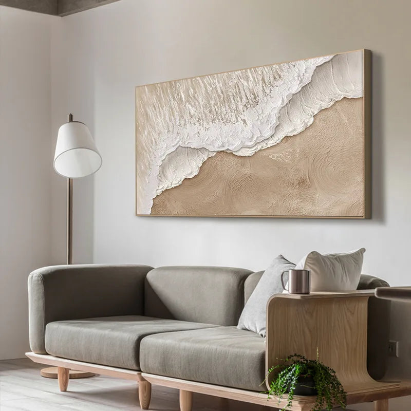 Abstract Large Size Handmade Oil Painting Landscape Wall Art for Living Room Decor