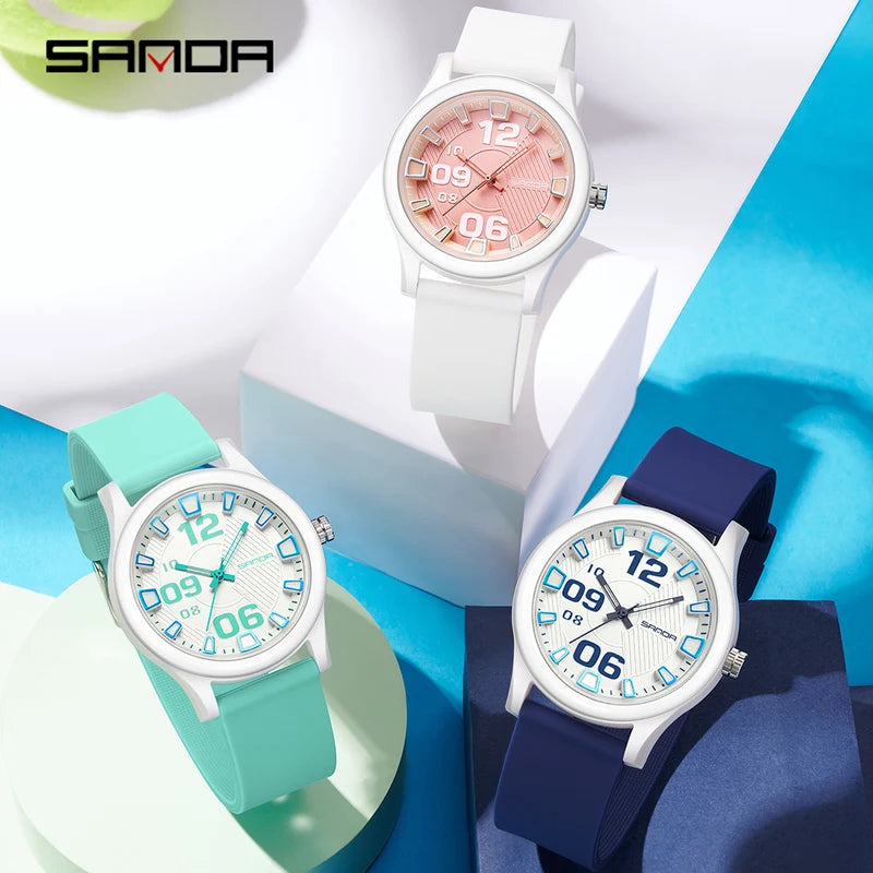 Fashion Quartz Watch for Sports & Casual, Waterproof, 39mm Dial