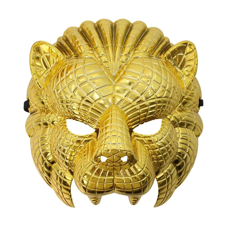 Animal Leopard Face Cover Halloween Costume Mask with Adjustable Strap