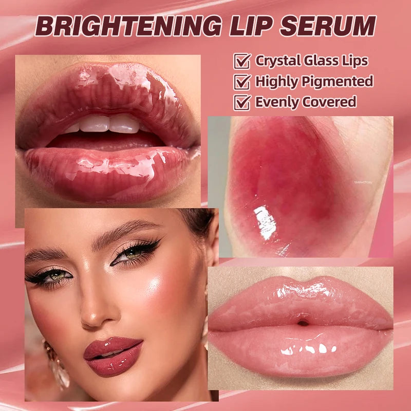 Long Lasting Lip Gloss with Moisturizing Shine and Glitter Finish - 4 Colors