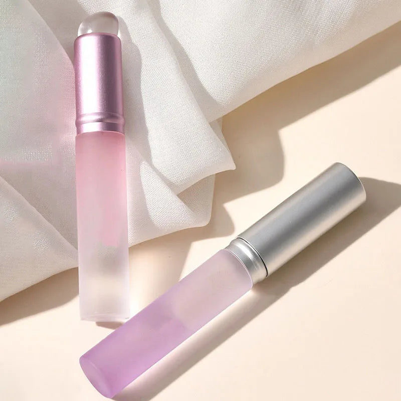 Mini Silicone Lipstick & Concealer Brush Set - Reusable Multi-Use Makeup Tool