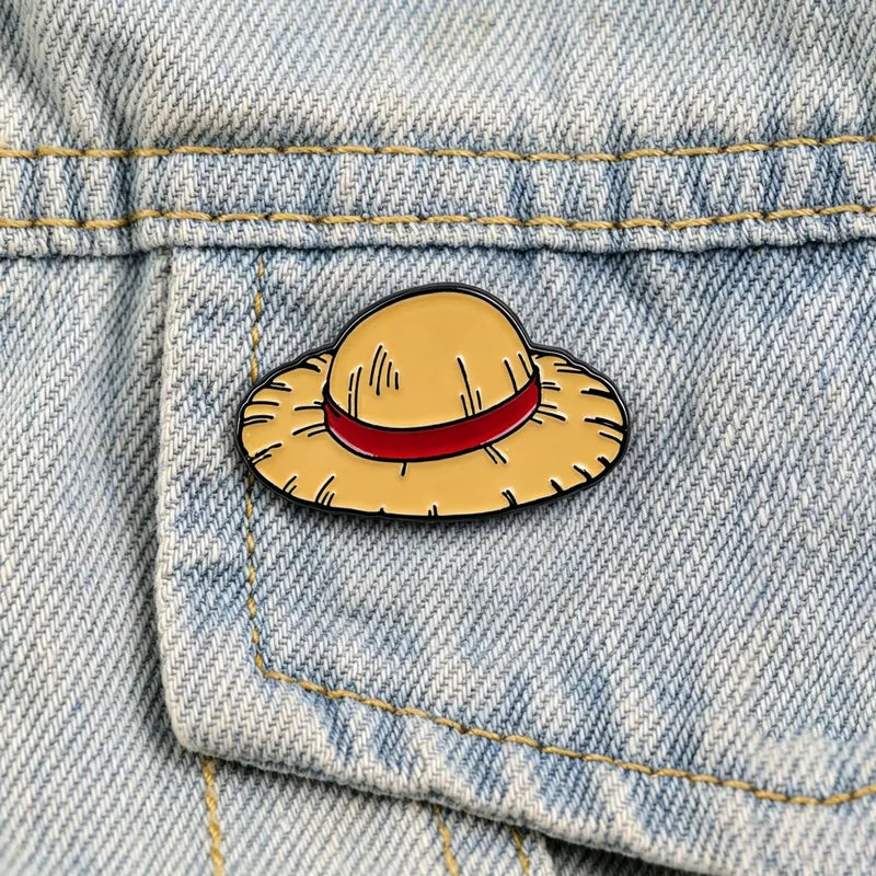Anime Enamel Pin Lapel Brooch Badge for Denim Jackets & Backpacks - Cute Manga Jewelry Gift