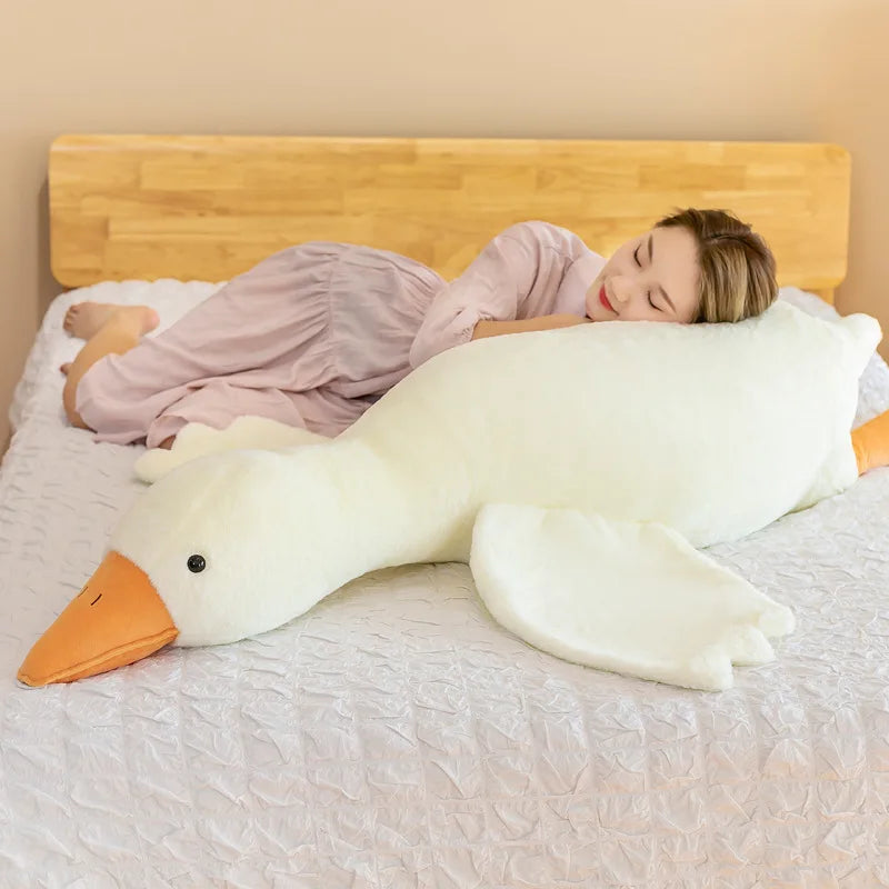 Cute Goose Plush Pillow - Soft Duck Sleeping Cushion for Sofa & Kids