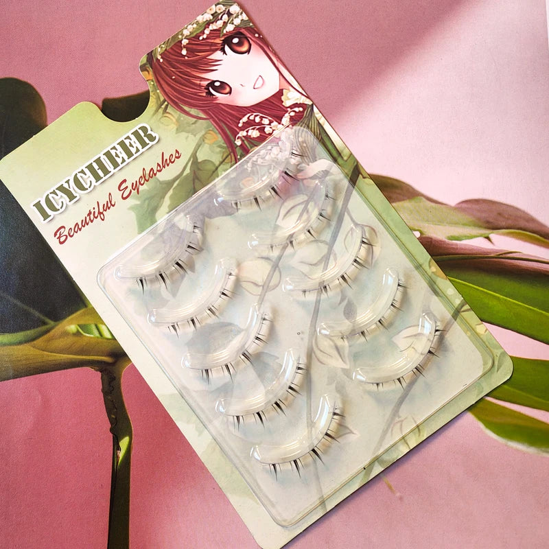 Makeup Bottom Eyelashes Kit 5 Pairs 3D Natural Look Lower Eyelash Extension