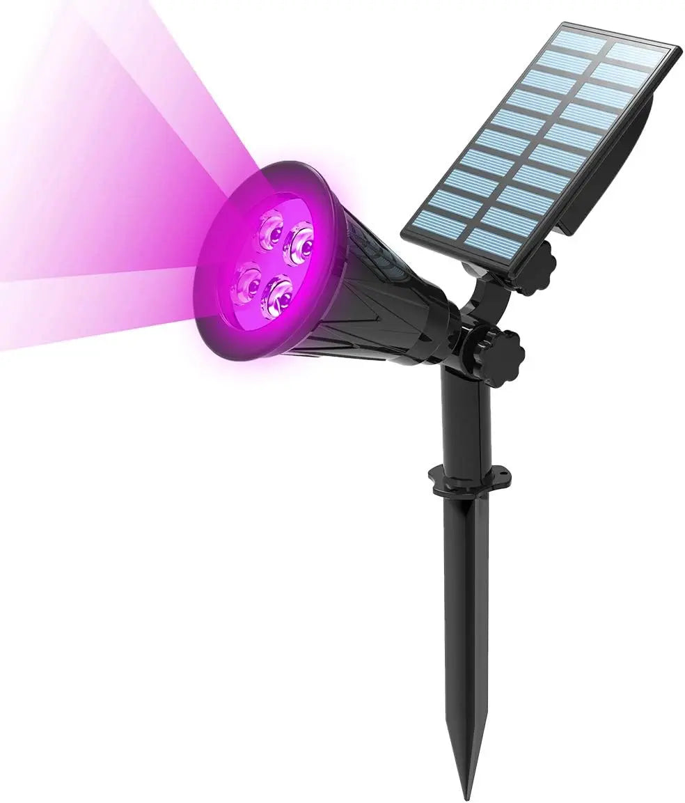 4LED Solar Outdoor Landscape Garden Lights IP65 Wall Tree Decor for Glow Party