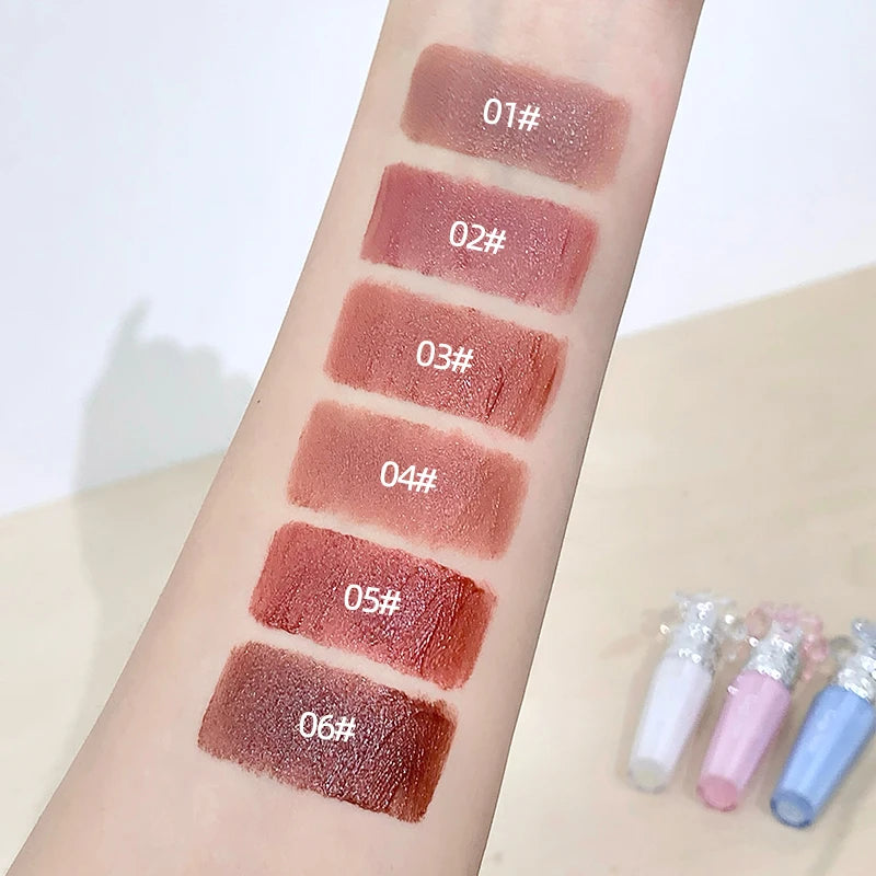Matte Lip Glaze Long-Lasting Lipstick - Velvet, Non-Drying, Multiple Colors