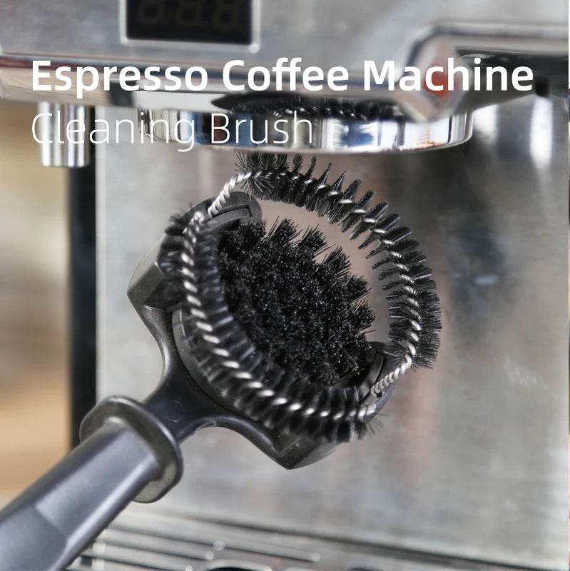 Coffee Machine Brush Cleaner for Espresso Group Head Cleaning - Multi-Color