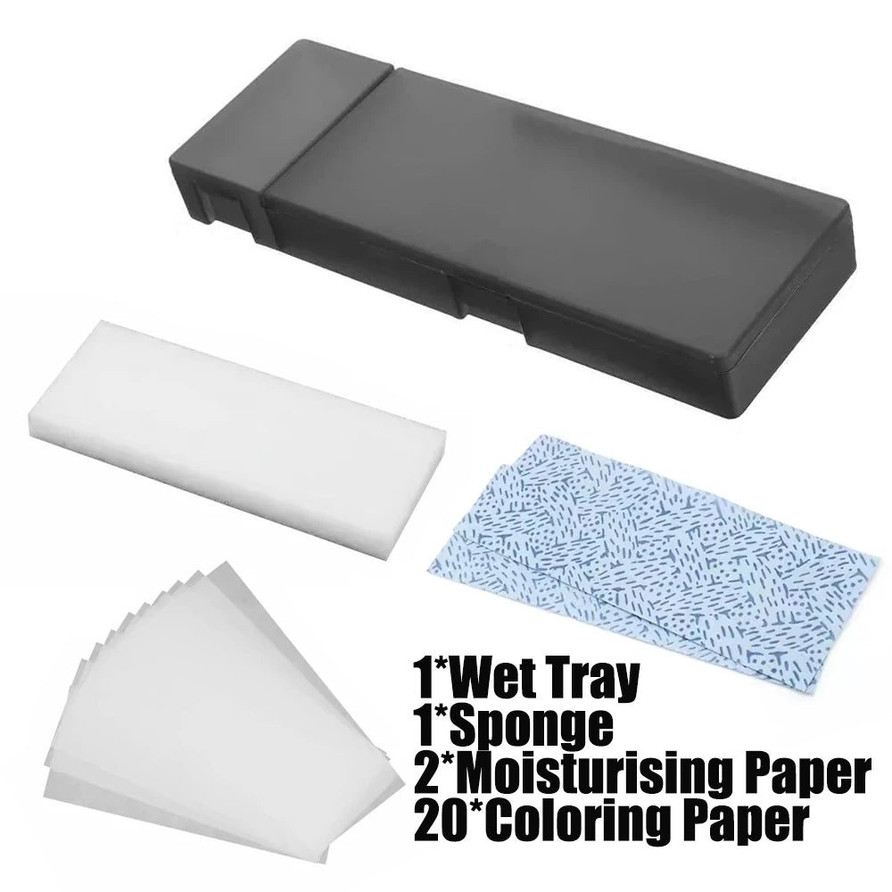 Portable Water-Based Paint Palette for Miniature & Hobby Painting