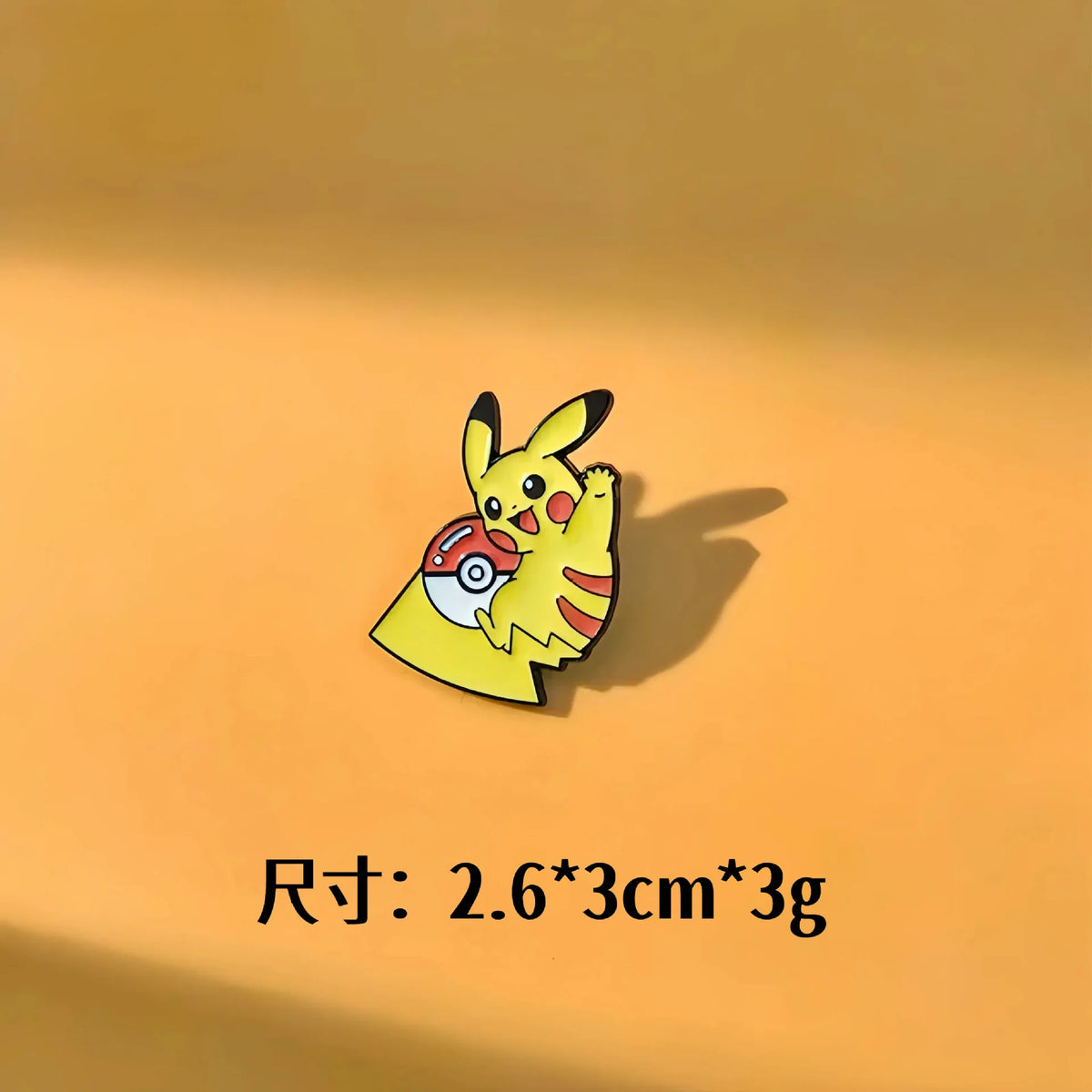 Pokemon Brooch Pikachu Metal Badge Anime Cartoon Clothes Backpack Decoration Accessories