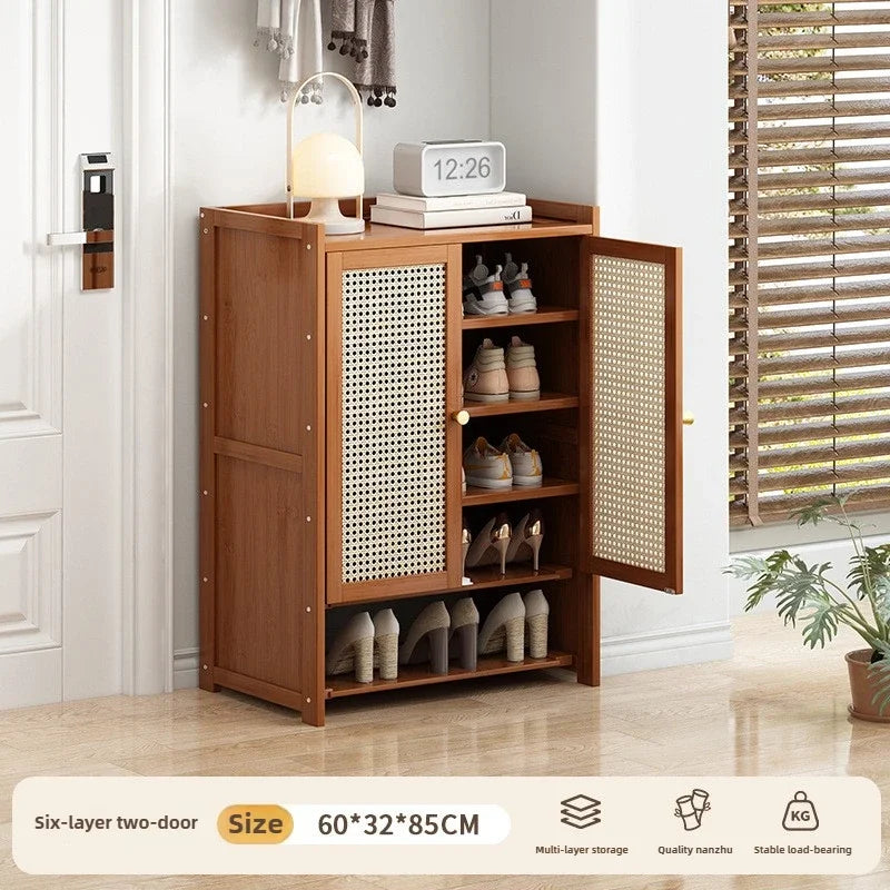 Door Mounted Shoe Rack Multi-Layer Wall Organizer Dust-Proof Storage Solution