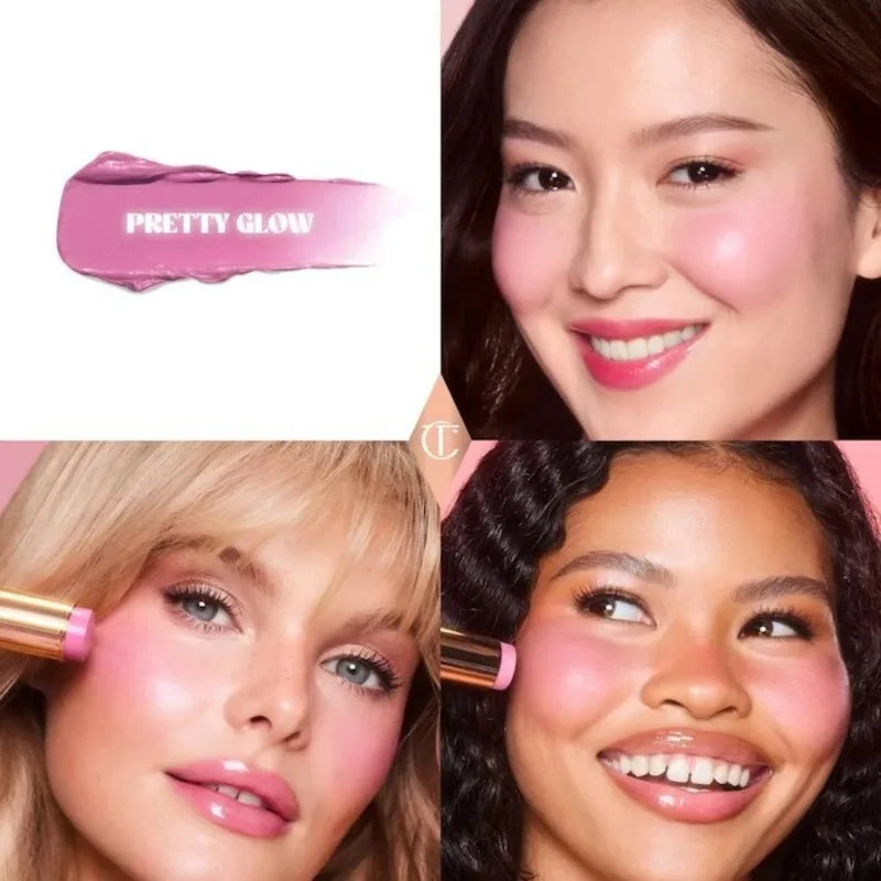 Lightweight Long-Lasting Makeup Palette with Setting Powder, Lip Gloss & Blush