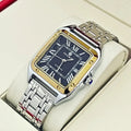 Luxury Men's Wristwatch with Calendar Display & Stainless Steel Strap - Trendy Business Casual Watch, Gift for Him