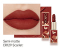 Velvet Matte Lipstick - Hydrating Long-Lasting Lip Color for Halloween & Parties