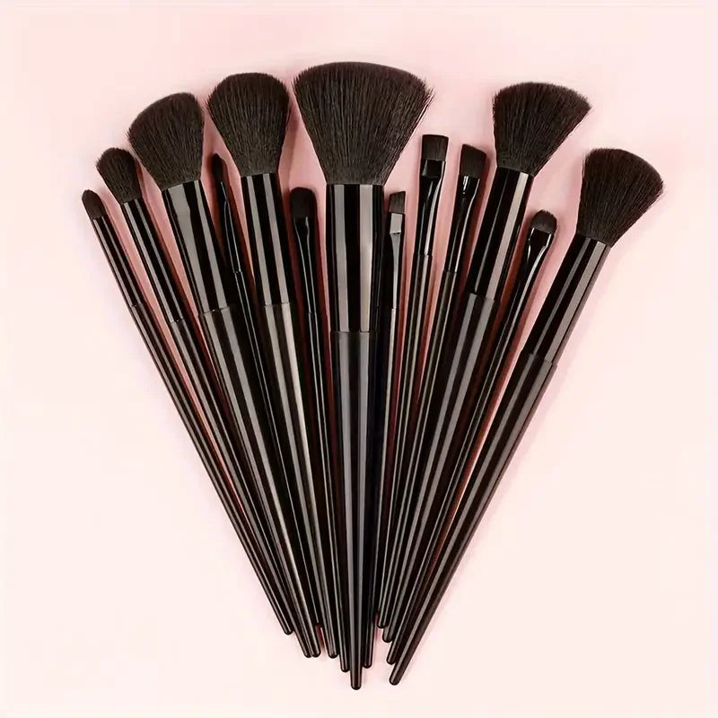 Makeup Brush Set 13 Pcs - Soft Fluffy Face & Eye Makeup Tools for Beauty