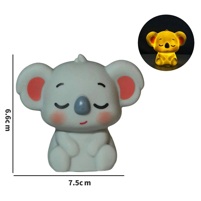 Cute Animal LED Desk Lamp - Mini Reading Light for Room Decor