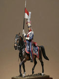 Unassembled 1/32 Scale Resin Miniature Model Kit of Polish Chevaulegers 1810