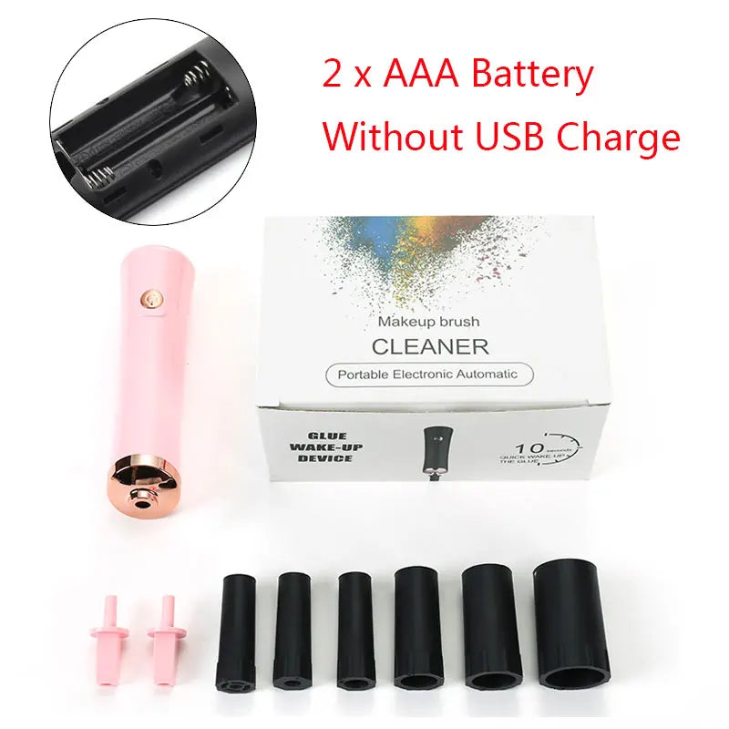 USB Charge Eyelash Glue Shaker Machine for Lash Extensions and Nail Polish