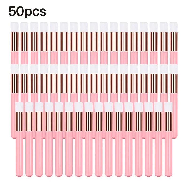 Eyelash Cleaning Brush with Soft Fibers for Lash Extensions and Makeup