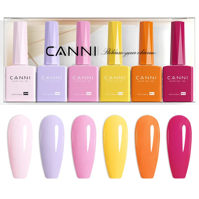 HEMA-Free Nail Gel Polish Kit - 9ml Color Set for UV & LED Manicure