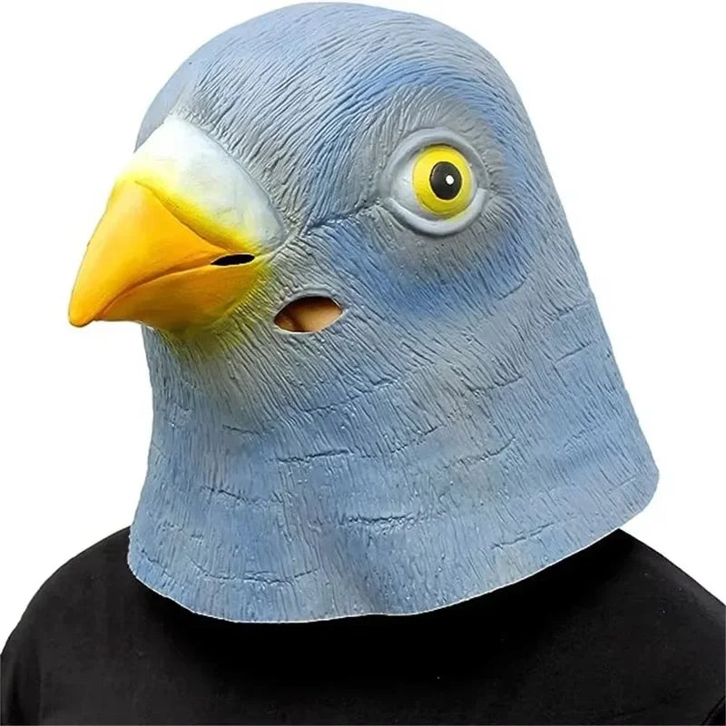 Realistic Dove Head Mask Animal Costume for Party Cosplay Halloween Rave